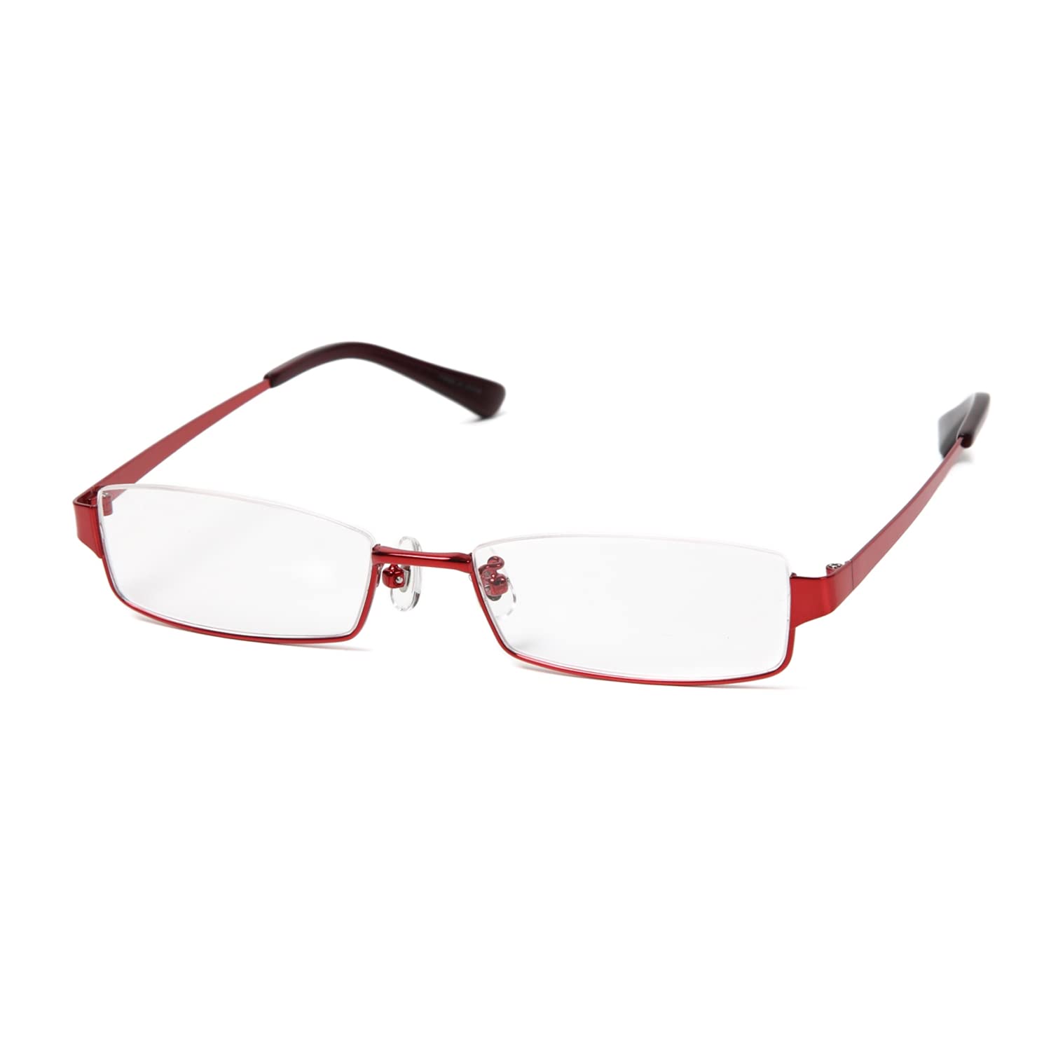 

Blocks of blue super blue light blocking PC UV protection 94% light, glasses, under-rim glasses, (красный)