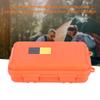 EDC Outdoor Survival Waterproof Equipment Sealed Box Dustproof Pressure Proof (Orange Big)