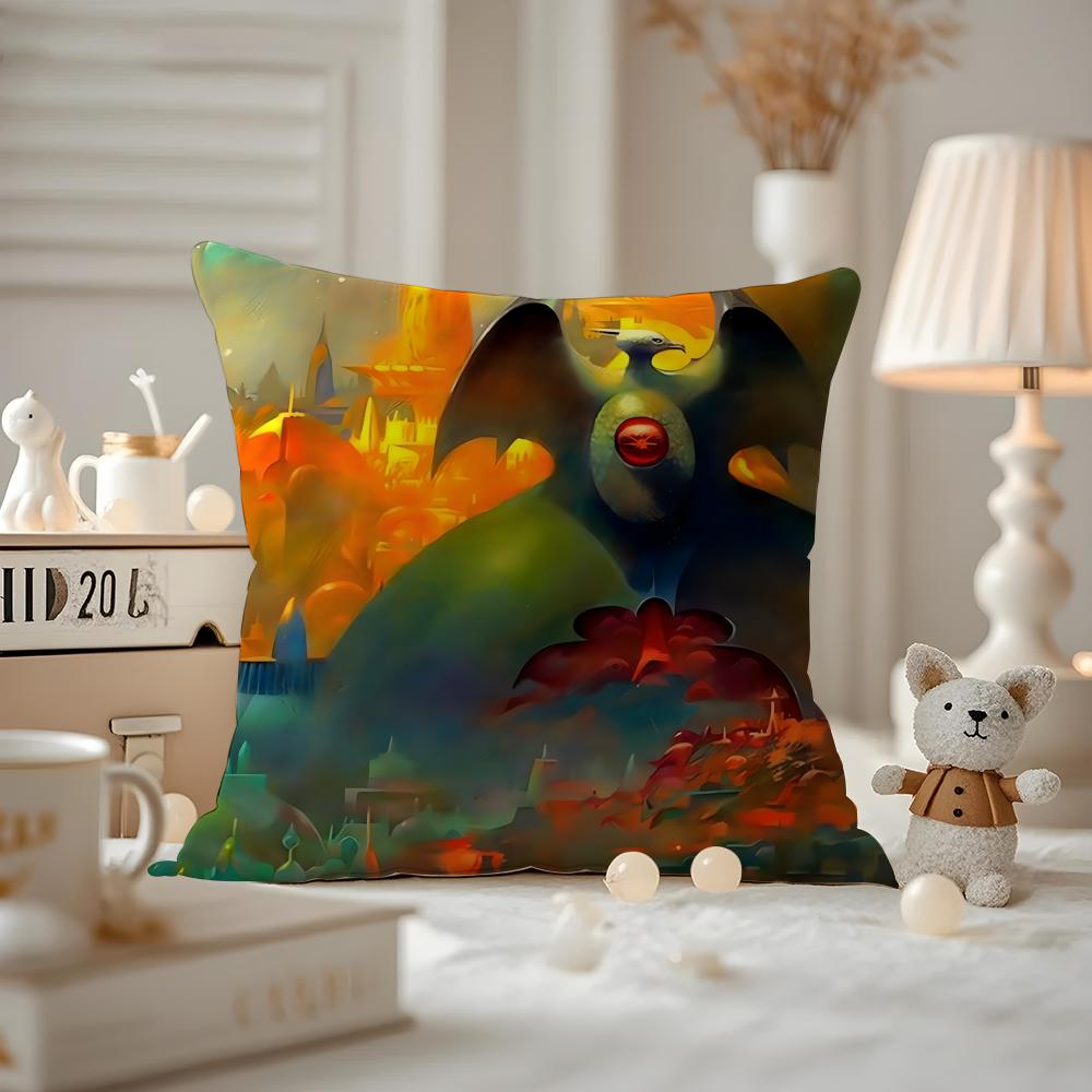 

Paul Lehr Cushion Cover Anti-dustmite Pillowcase Invisible Zipper Silky Short Plush Sofa Cushion Cover 12x12Inch