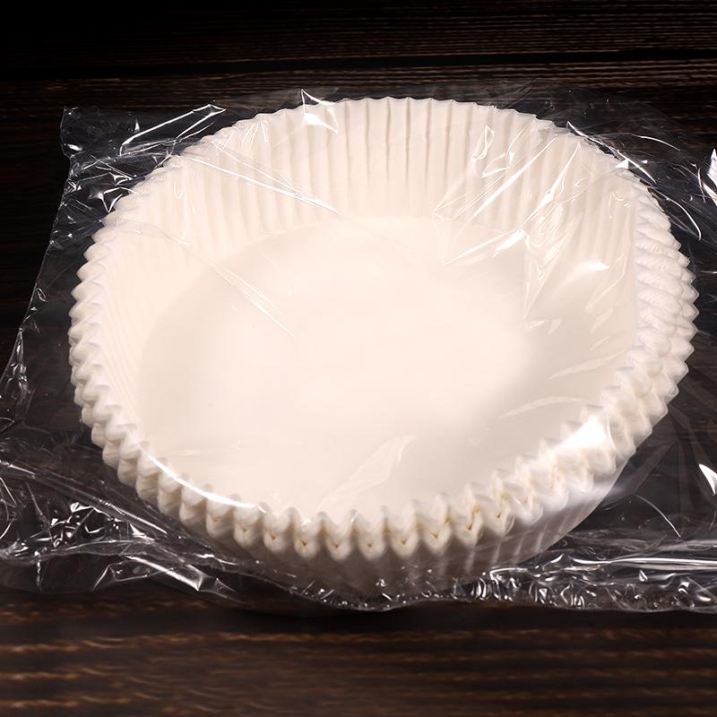 

Круглые маслостойкие подложки для фритюрниц и духовок - противни из высокотемпературной бумаги для выпечки Bag, White, 25 pcs, 16cm diameter