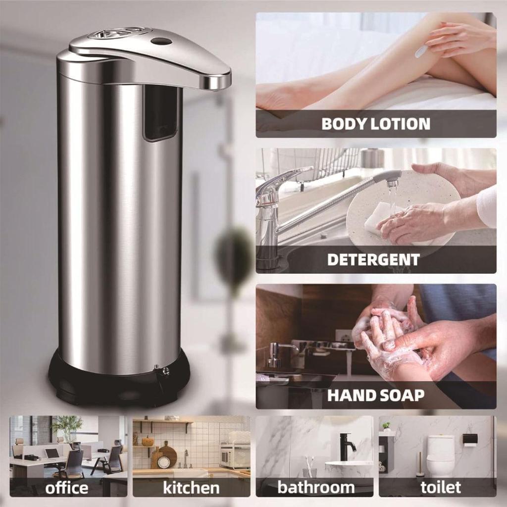 Distributore automatico di sapone a induzione in acciaio inossidabile 304 transfrontaliero