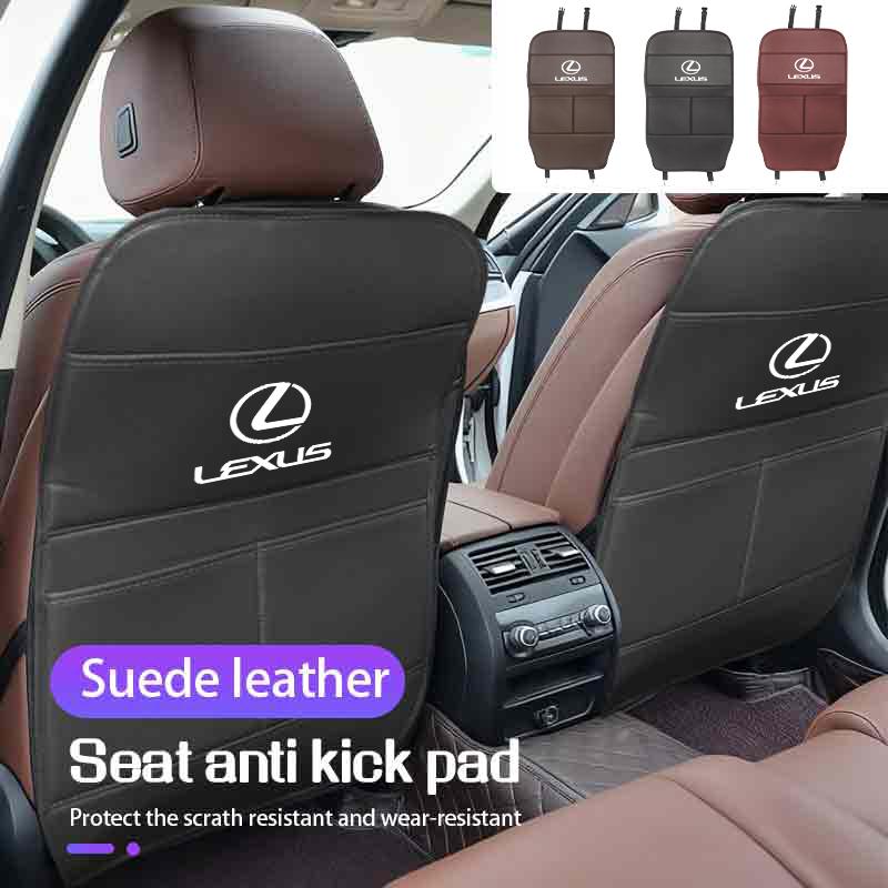 CKU5 Car Seat Back Storage Bag Leather Seat Anti-Kick Pad Accessories For Lexus CT200h ES250 ES300h IS250 IS200 GS300 GS460 GX470