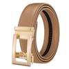 Men'S Leather Belt Gold Automatic Buckle Belt Business Youth Independent Station