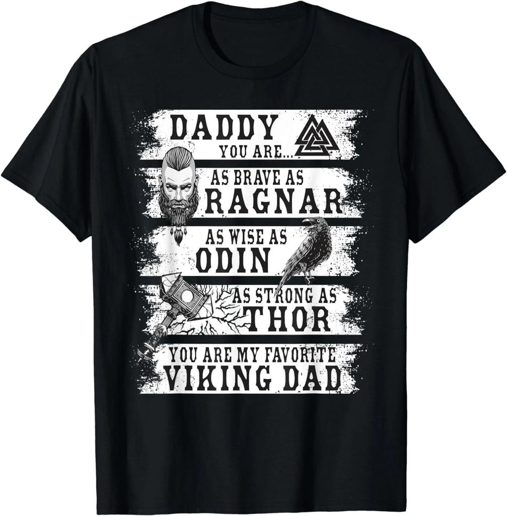 Retro Norse Mythology & Viking Saying - Best Viking Daddy Gift Unisex T-Shirt