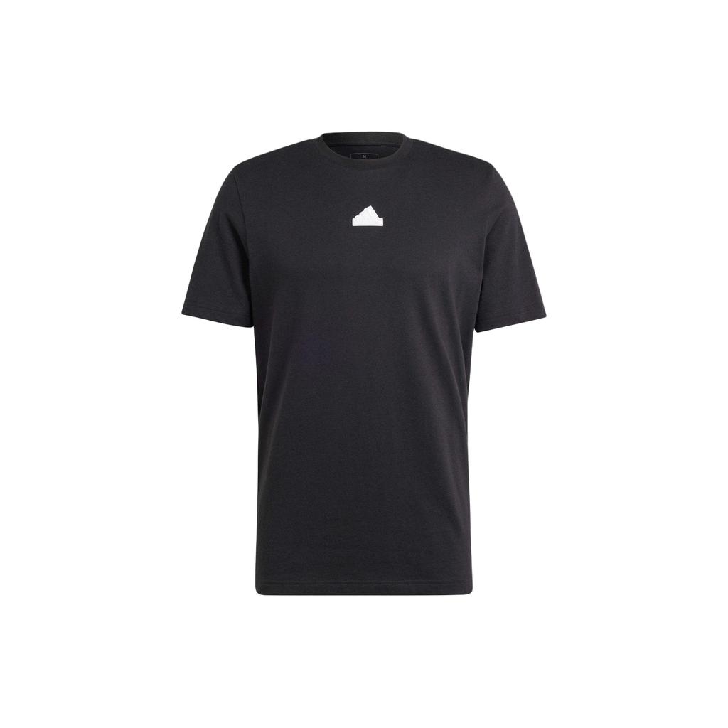 Adidas T Shirts Men's Black Crew Neck Moderate Straight Fit IN6229