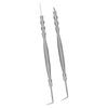 2pcs Eyelash Lift Tool Bamboo Joint Shape Handle Double Head Lash Perm Tool with Comb for Perming Eyelashes