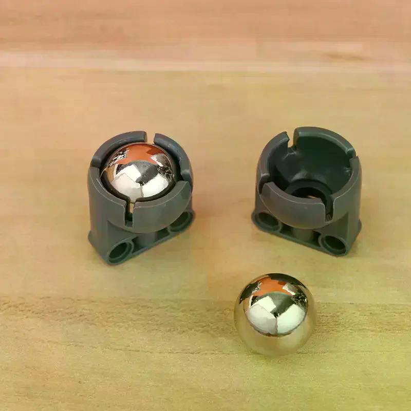 2/4/6Pcs 92911+bb607 Universal Wheel Kit Stainless Steel Ballor For Legoeds EV3 Robot Toy Parts DIY Bricks Assembled Accessories