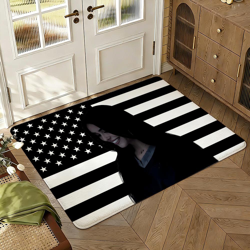 Singer Madison Beer Floor Mat Soft Thickened Absorbent Non-Slip Bedroom Living Room Door Mat Home Decor Flannel Rugs