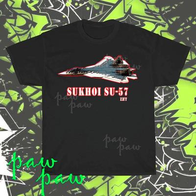 Brandneues Luftfahrtunternehmen Sukhoi Logo Amerikanisches T-Shirt Lustig Größe S bis 5XL
