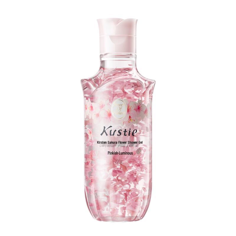 Kustie Cherry Blossom Petal Shower Gel