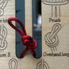 Learn Knot Training Board Beginner-Friendly Knot Tying Kit With 16 Popular Knots And 3 Paracord Pieces Portable Outdoor Camping