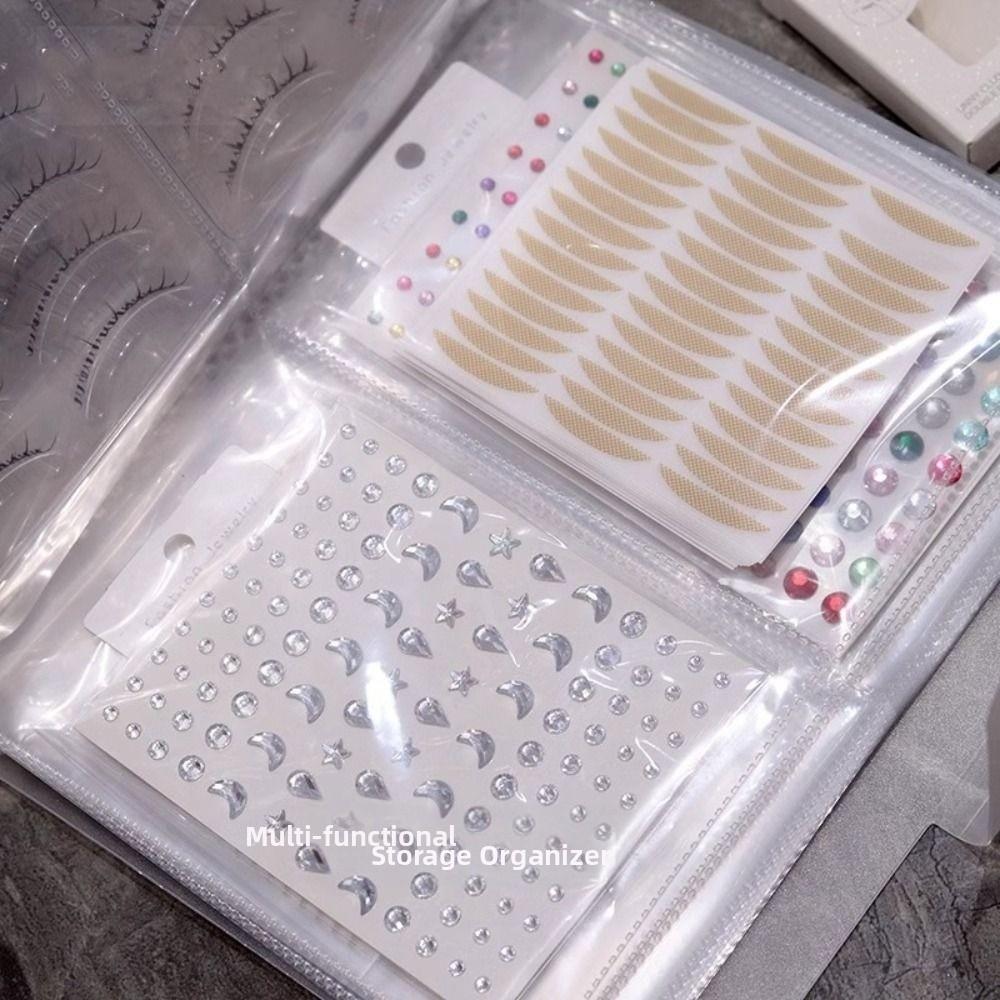Multi-functional False Eyelash Storage Book  for Eyelashes and Double Eyelid Stickers