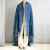 Used Africa Burkina Faso Mossi people / Light blue indigo large cloth / stole