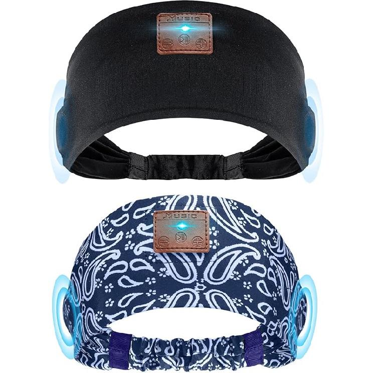 2-Pack Sleeping Headphones, Headband Headphones with Ultra-Thin HD Stereo Speaker, Bluetooth Headband for Sports, Workouts, Insomnia, Yoga, Air