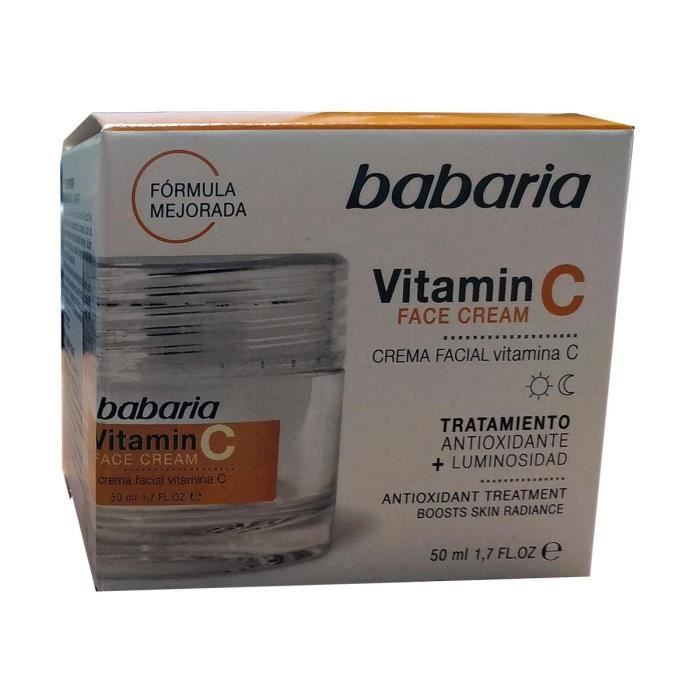 Sérum - BABARIA - VITAMIN C - 50ml - Sans parabène - Pour tous types de peau