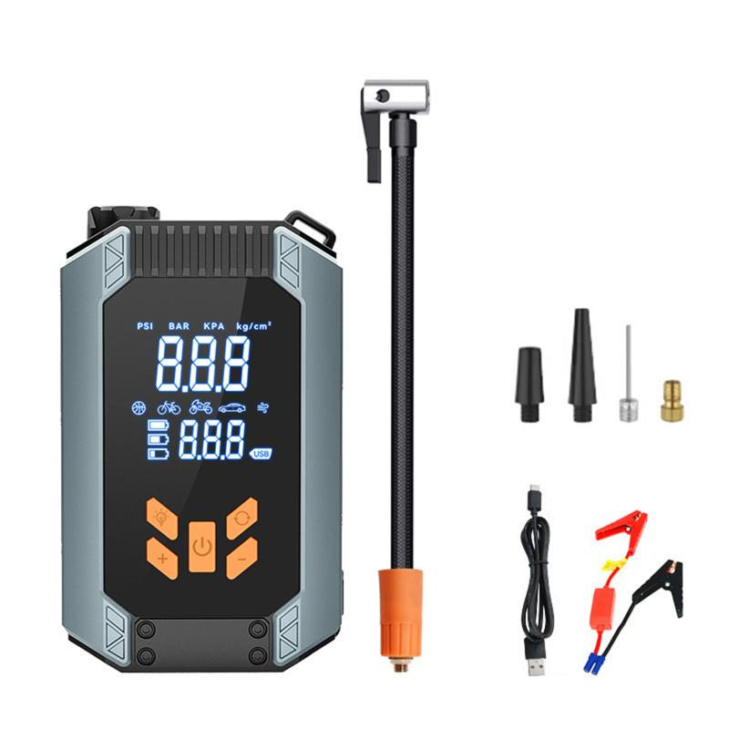 Tire Inflator Portable Air Compressor for Car Tires 150PSI Cordless Air Pump Portable Bike Tire Pump with LCD Display Screen
