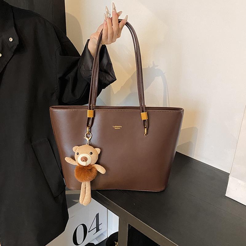 Vintage Large-Capacity Women's Tote Bag 2026 – High-Quality, Fashionable Single Shoulder Bag