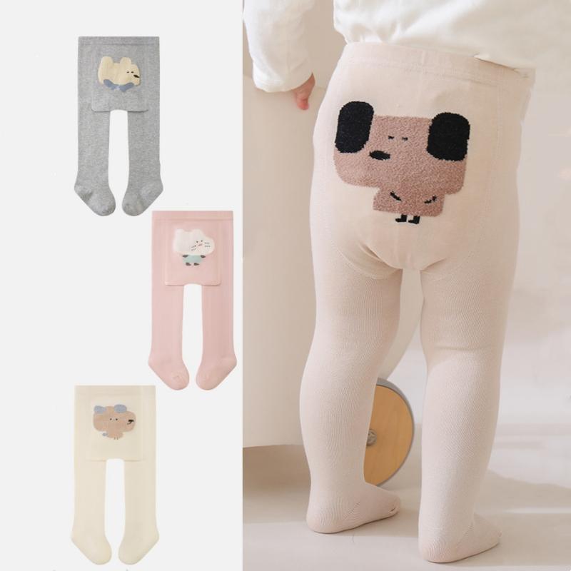 Infant Kids Pantyhose Spring Autumn Baby Girls Boys Tights Cute Cartoon Pants Children's Legging High Waist Newborn Tights