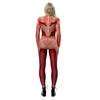 Damen Halloween Langarm Digitaldruck Slim Jumpsuit Bodysuit Cosplay Kostüm
