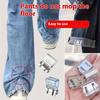 Invisible Hem Clips - Non-Slip Leg Fixing Clips - Seamless Hem Buttons - Non-Slip Shoe Shaping Tools for DIY Clothing