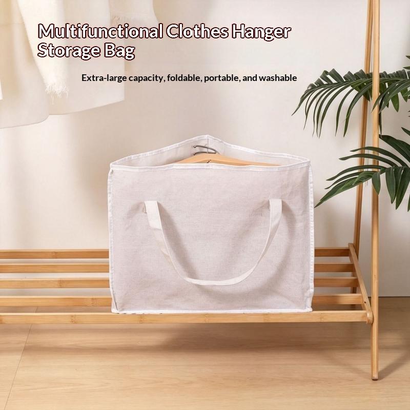 Hanger Storage Bag Clothes Hanger Organizer Holder For Space Saving Fits Triangle Or Square Hangers With Handles