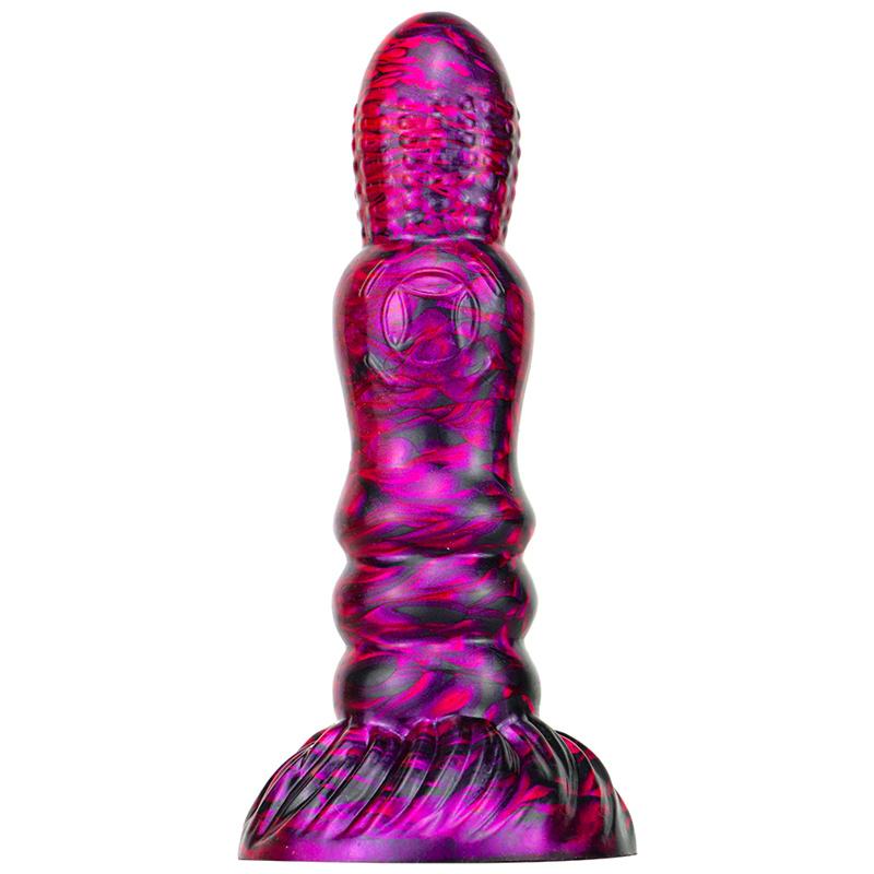 King Kong Bell Liquid Silicone Mixed Color Anal Plug Sex Toys for Women with Oversized Backyard Expansion Anal Masturbation Device