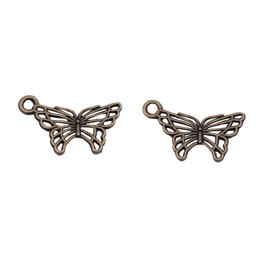 Butterfly Charms Simple Pendants For Minimalist DIY Jewelry Making