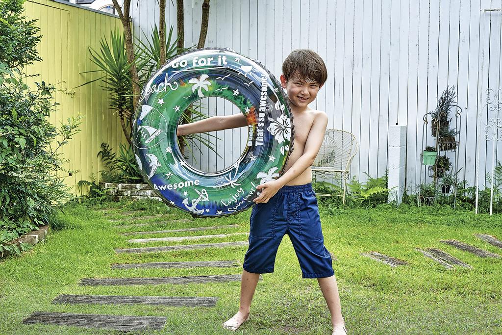 Igarashi Beach with Tie-Dye Float, 70cm, Rope, RLB-170V