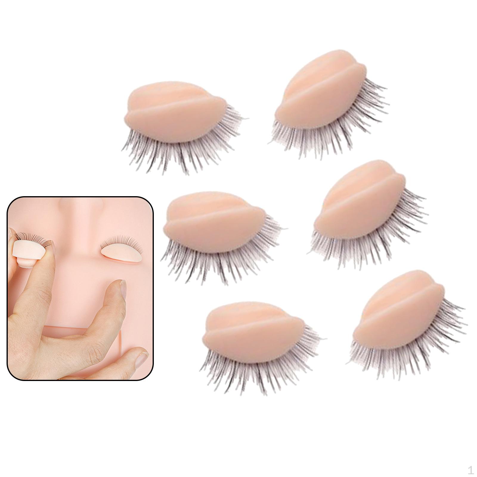

Силиконовые материалы для наращивания ресниц с заменой головки 3 Pairs Eyelids