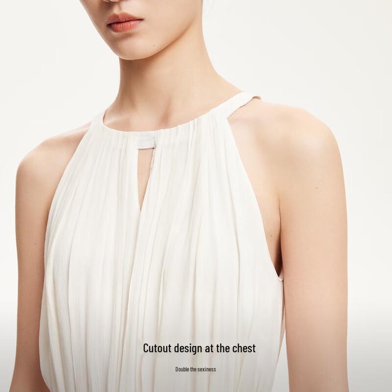 Veromoda Women's Printed Halter Neck Resort Maxi Dress