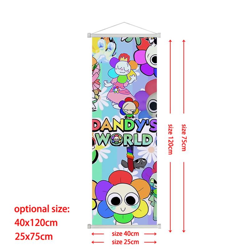 Dandy's World Wallpaper Wall Artwork Canvas Painting Picture Print Hanging Scroll Poster Home Decoration Gaming Room Art