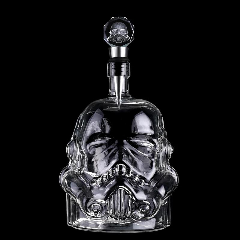 650ml kreativní karafa na whisky Storm Trooper z křišťálového skla, karafa na víno, láhev, kouzelný aerátor, sklenice na víno, příslušenství
