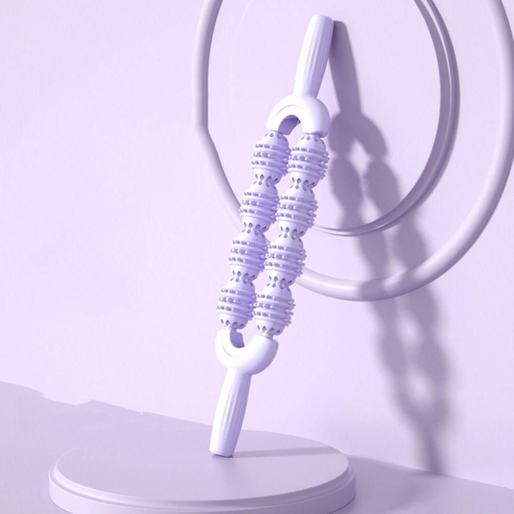 Fitness Yoga Massage Stick Anti Cellulite Fascia Stick Portable Roller Ball Massage Stick  Thighs