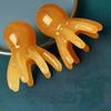 Resin Octopus Shaped Head Massage Combs Prong Head SPA Gua Sha Deep Massage Tools Fatigue Relief Meridian Acupoint Combs