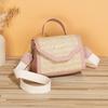 Ladies trend straw bag 2025 new ladies bag fashion sequins decoration shopping dating messenger bag