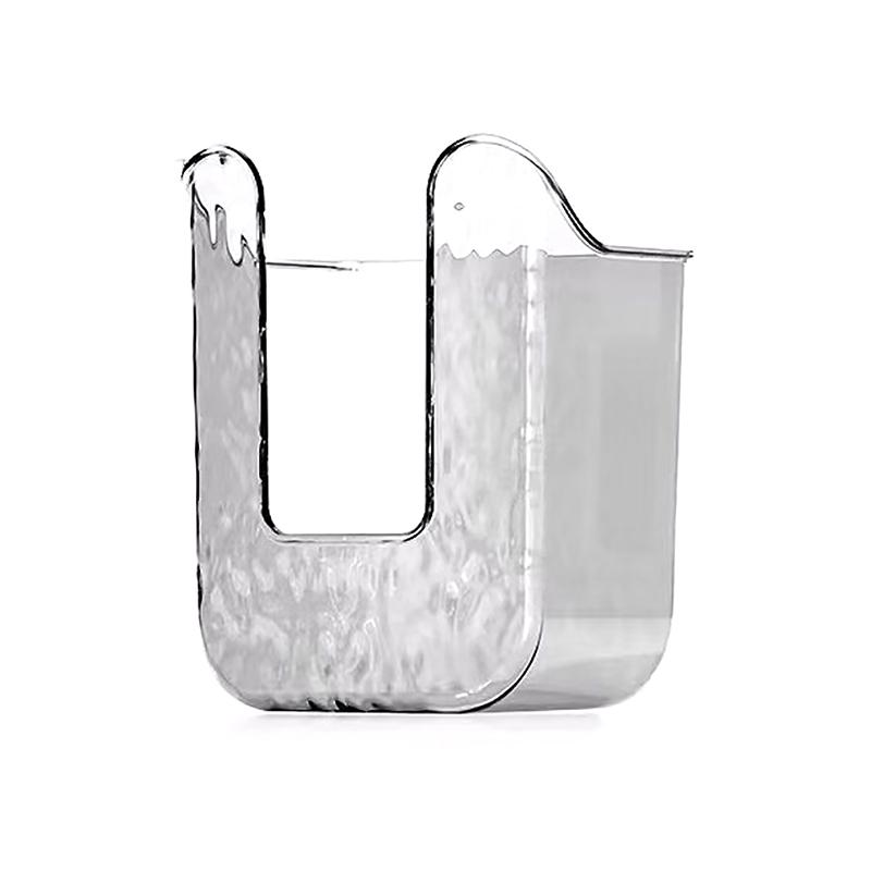 

Пластиковая настенная коробка для салфеток, водонепроницаемая стойка для хранения туалетной бумаги, легкая роскошная настенная коробка для влажных салфеток серый