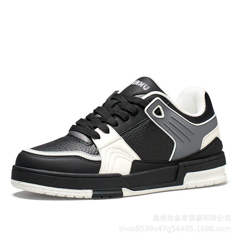 Lightweight thick-soled non-slip and wear-resistant niche original low-top casual skateboard shoes