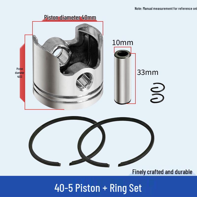Four-Stroke Lawn Mower Piston Ring & Two-Stroke Brush Cutter Piston Assembly 
