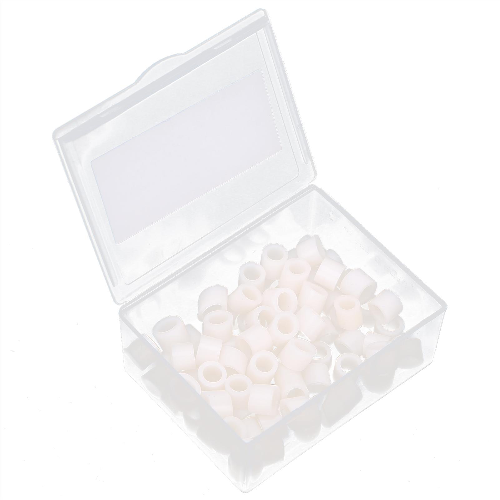 

100 шт. Стоматологические кодовые кольца Ортодонтические силиконовые Стоматологические кодовые кольца Аксессуары Расходные материалыСиние белый