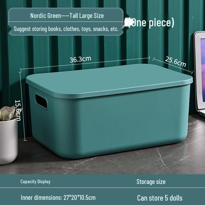 Large Multipurpose Storage Organizer: Desktop Clutter, Snacks, Clothes, Books, Toys