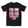 Invader Zim 4 Panels Cartoon Character T-shirt
