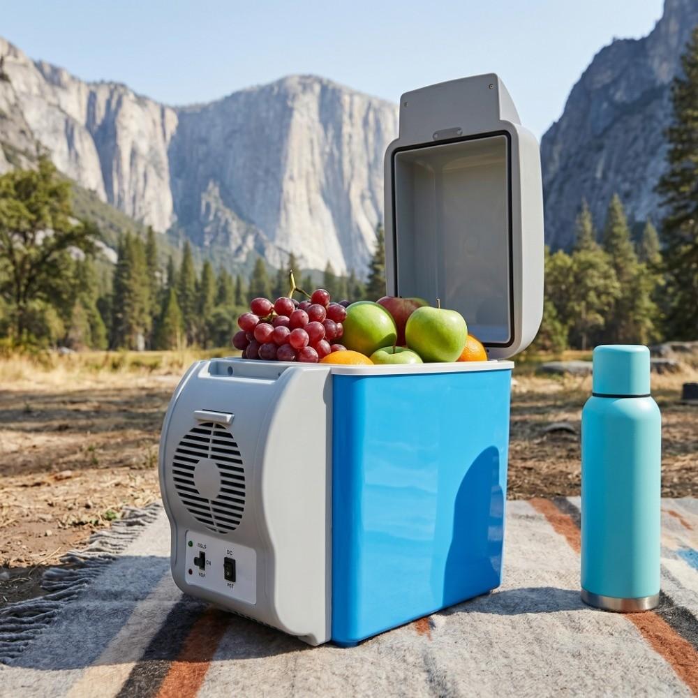 7.5 Liter Capacity Car Mini Refrigerator Lightweight Car Fridge Car Vehicle