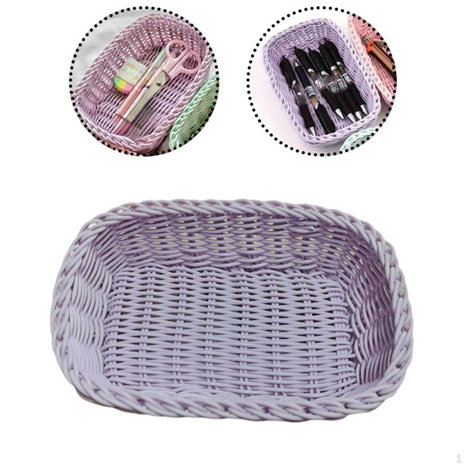 Craft Table Storage Solution with Woven Basket Design 840₽