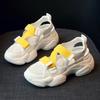 Women Casual Hollow Out Sandals 2024 Summer New Style Versatile Breathable Thick Sole Fashion Women's Vulcanized Sports Shoes