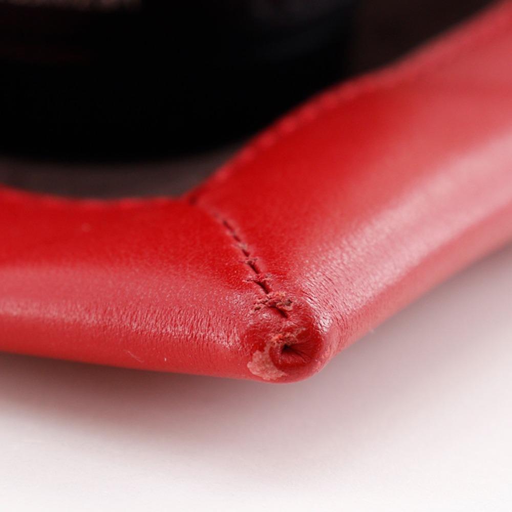 Michael Kors ChainShoulder Shoulder Bag CECE Red Leather Women Used