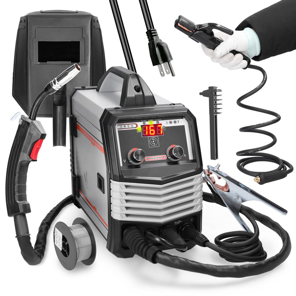 Multifunctional 4in1 MIG MMA MAG TIG 160C Inverter Welders Multipurpose Portable Electric Welding Machine Intelligent