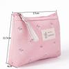 Cute Makeup Bag for Women, Minimalist Cosmetic Pouch Travel Toiletry Organizer, Gift Idea for Girls, Waterproof Small Bag