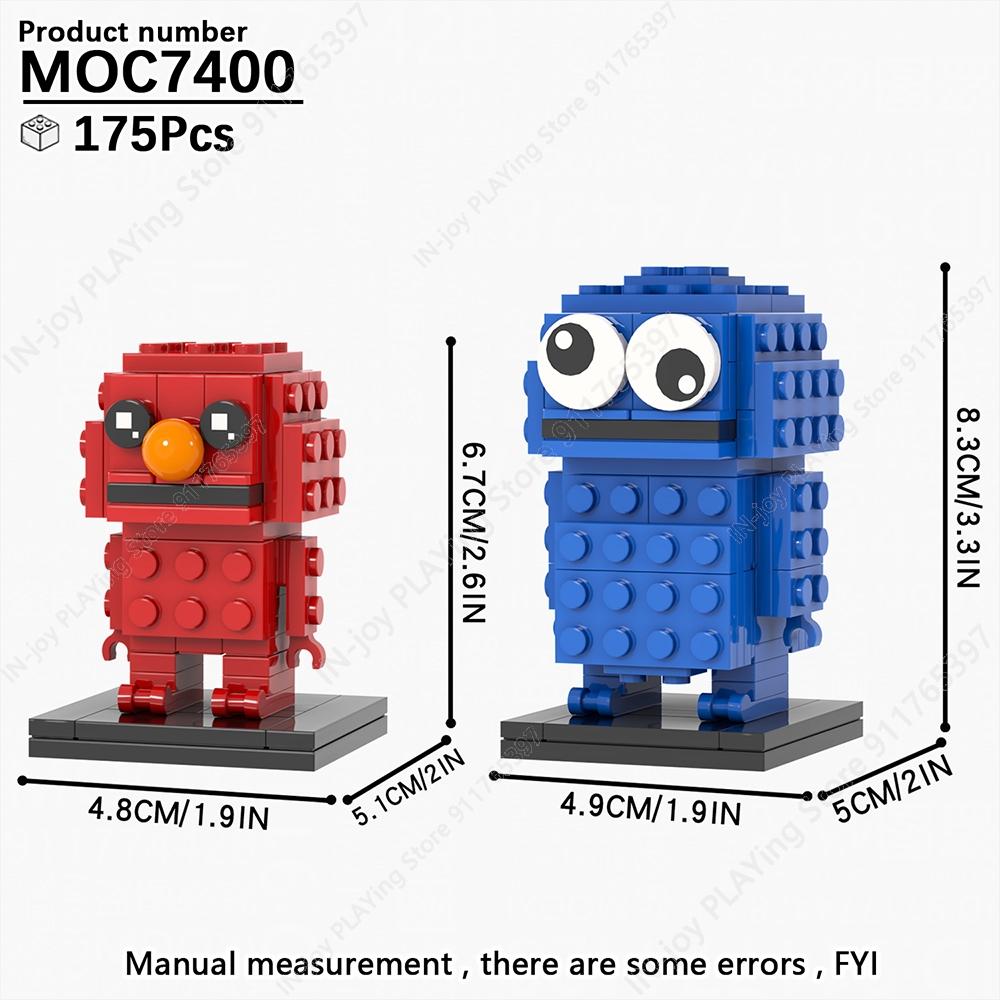 

MOOXI Мультяшний Аніме Персонаж Робот Тварини Модель MOC Цеглинки DIY Зібрані Будівельні Блоки Фігурка Іграшка Колекція Прикраса Подарунок