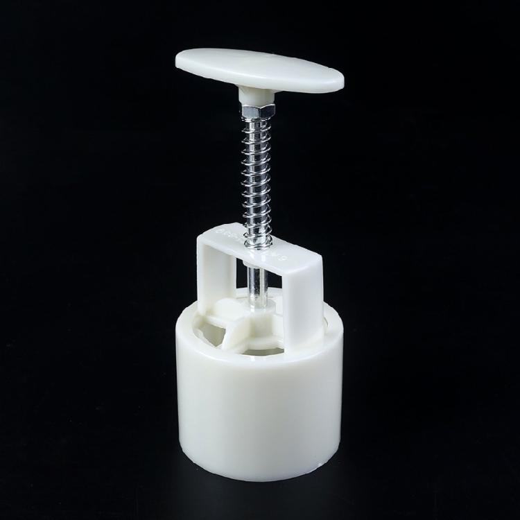 Chinese Traditional Mid-Autumn Mooncake Mold Set 4Pcs Different Round  Flower Patterns for Mooncake Biscuit Stamping