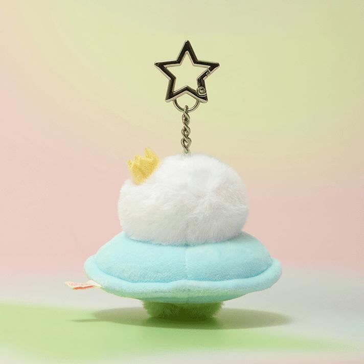 TREASURE TRUZ Planet Mini Plush Key Ring